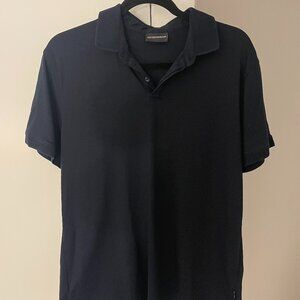Men's Emporio Armani Dark Blue Polo